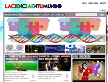 Tablet Screenshot of lacienciaentumundo.com